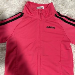 Girls Adidas Pink Track Jacket Size 3T
